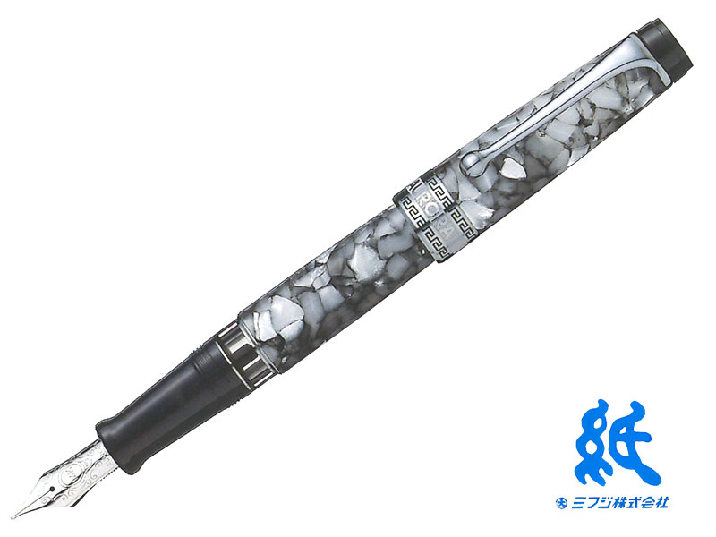 AURORA アウロラ　万年筆　14k オプティマ　マーブル 新品)AURORA アウロラ 万年筆 オプティマ ネロGT（商品ID