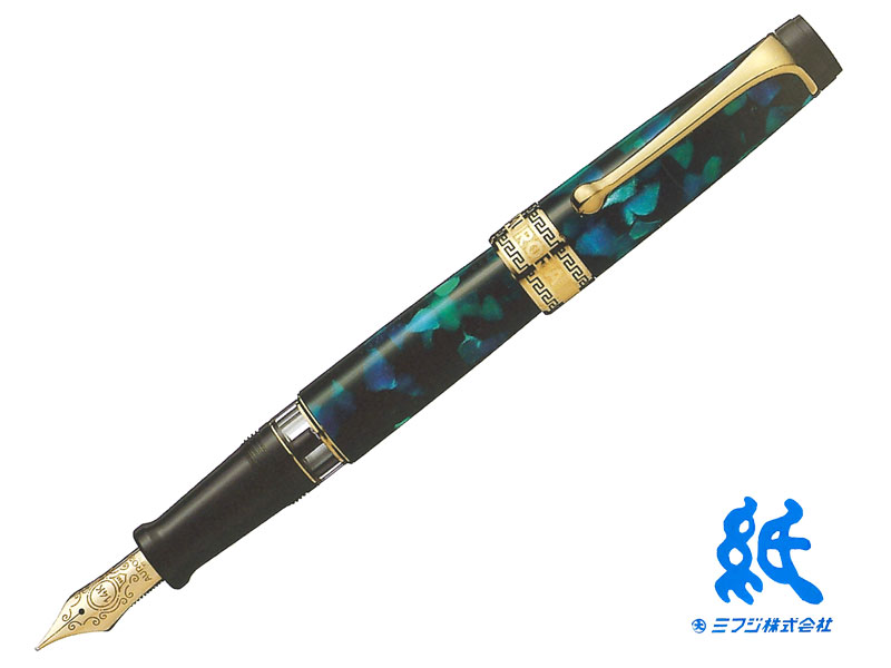 AURORA アウロラ　万年筆 オプティマブルー 14k 極美品 img020201996v-gr.jpg