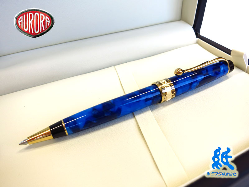 新品、本物、当店在庫だから安心】 アウロラ ボールペン 油性 オプティマ 998-BA ブルーGT 正規輸入品