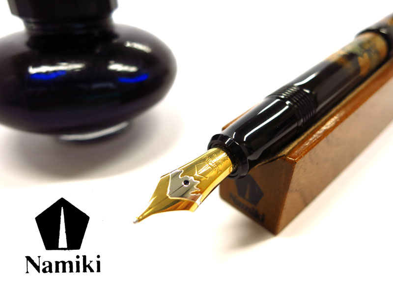 【楽天市場】Namikiナミキ万年筆 萄Grapevine B太字 研出平蒔絵葡：紙・文具の専門店 ミフジ