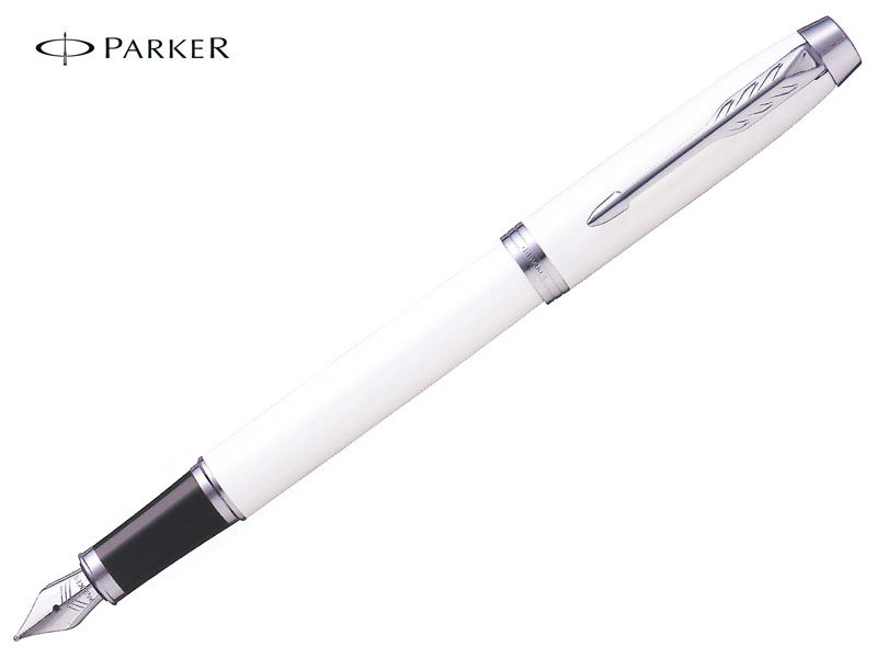 パーカーPARKER 万年筆IM ホワイトCT F細字 ステンレスペン先
