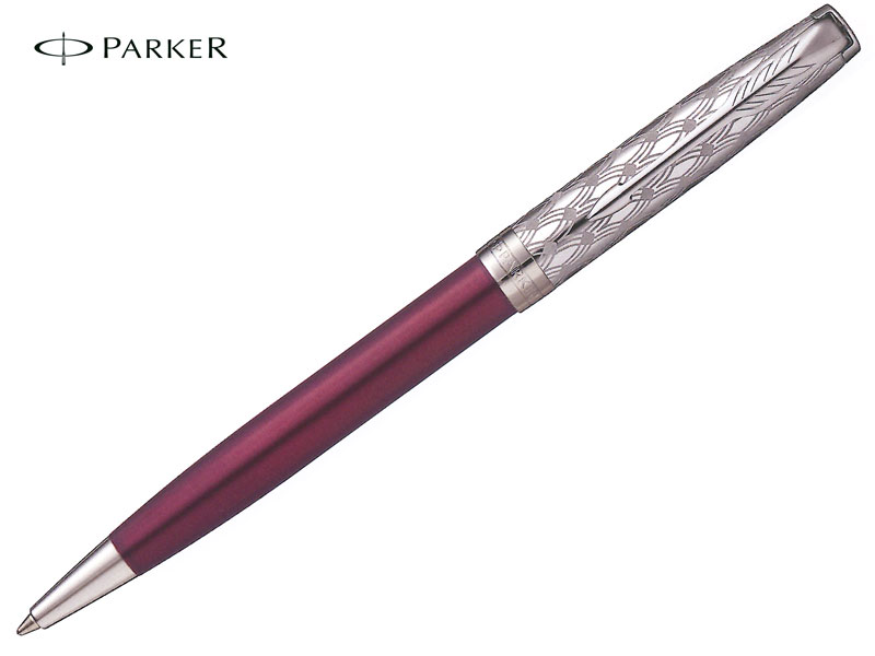 パーカーPARKER ボールペンソネットSONNET プレミアムメタル＆レッドCT