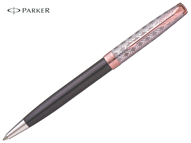 パーカーPARKER ボールペンソネットSONNET プレミアムメタル＆グレイPGT