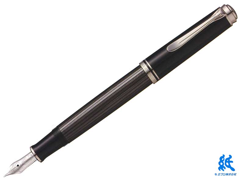 楽天市場】ペリカンPelikan 万年筆スーベレーンSouveran 緑縞