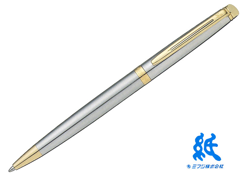 ウォーターマンWATERMAN ボールペンMETROPOLITANメトロポリタン エッセンシャルステンレススチールGT｜紙・文具の専門店　ミフジ
