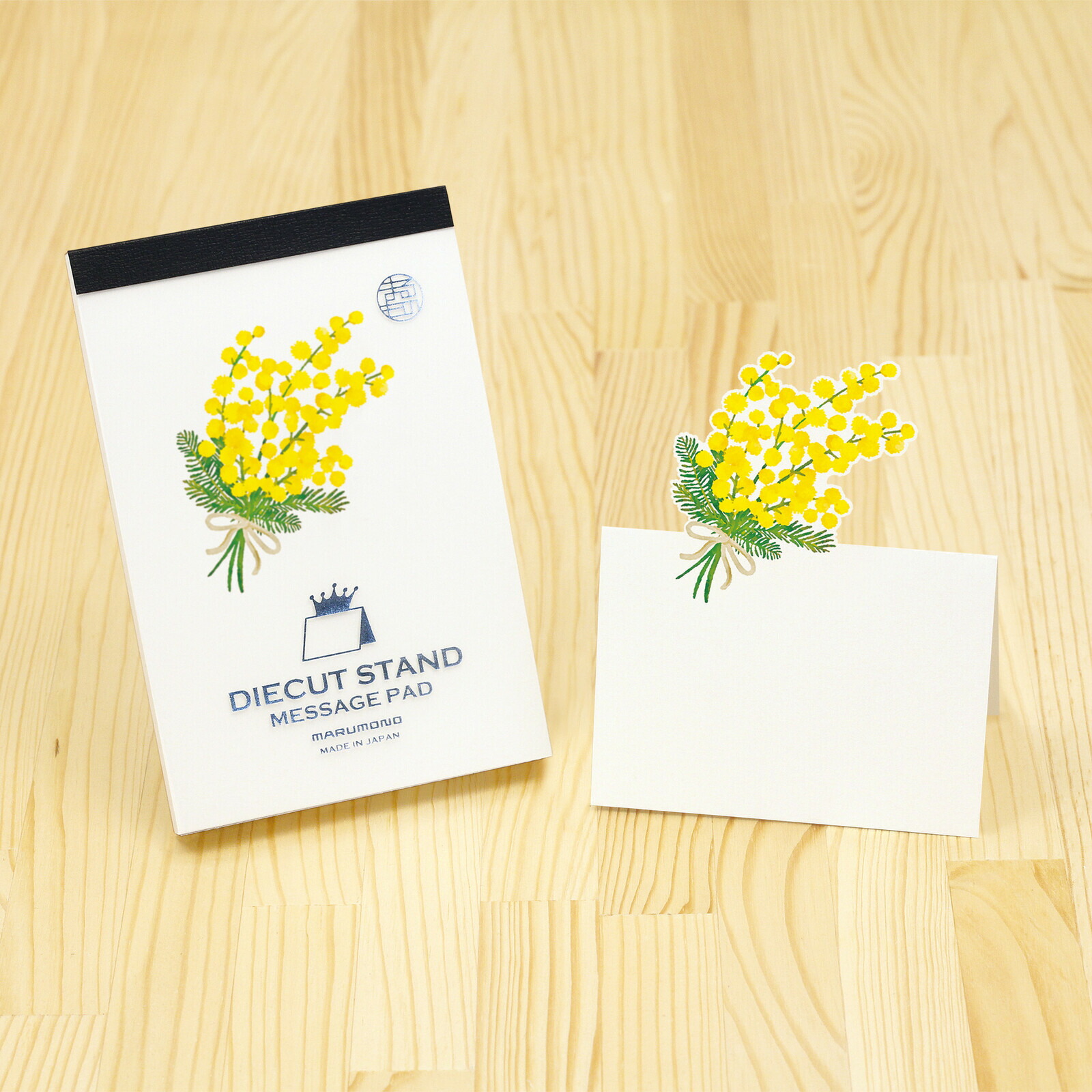 【楽天市場】メッセージパッド ミモザ 日本製 Made In Japan：kami To Nuno 
