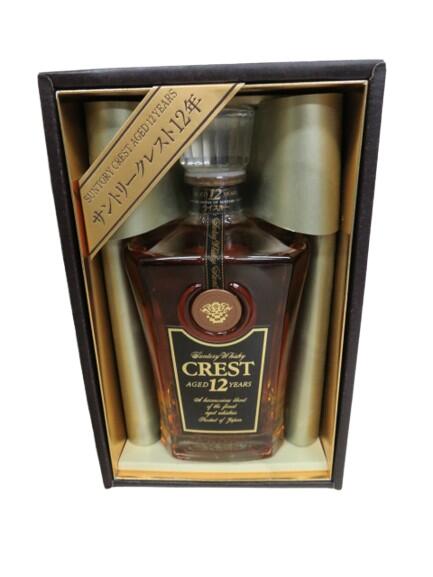 サントリー Crest 12年 ウイスキー スリムボトル 660ml 43% . 101839_1.jpg