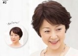 レオンカ  SF-T58L  総手植え 人毛 化繊毛 3色 耐熱 ヘアピース