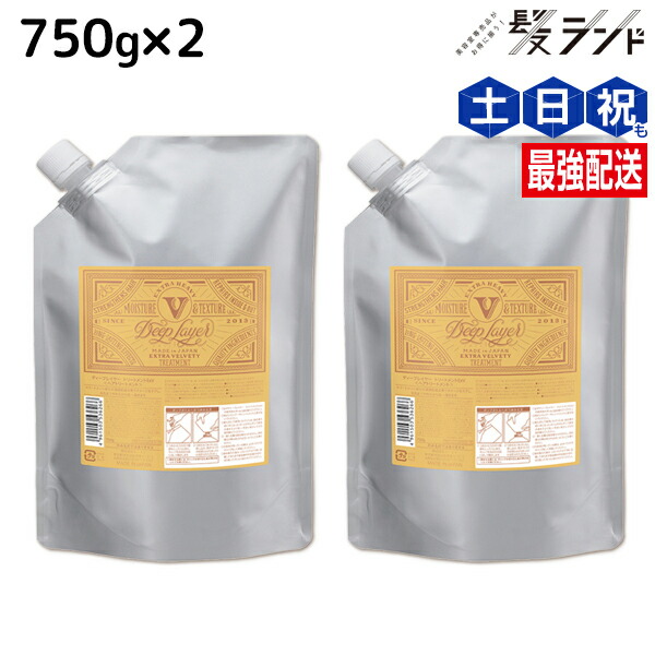 ★最大220円OFFクーポン配布★モルトベーネ ディープレイヤー トリートメント ExV（エクストラ ベルベッティ） 750g 詰め替え ×2個 セット / 【送料無料】 b-ex 美容室専売品 サロン専売 ヘアケア シャンプー ダメージケア 熱 アイロン ブリーチ毛 カラー毛 補修 保湿