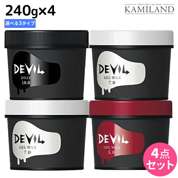 ロレッタ デビル ゼリー 10.0 ジェルワックス　ヘアワックスヘアジェル　4個 Amazon | ロレッタ デビル ゼリー 10.0 240g [ジェルワックス