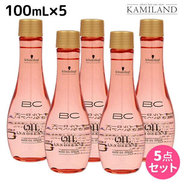 シュワルツコフ BC オイルローズ ローズオイル セラム 100mL &times;5個 / 【送料無料】 洗い流さないトリートメント 美容室 サロン専売品 美容院 ヘアケア schwarzkopf シュワルツコフ おすすめ品｜髪ランド～モルトベーネ・ムコタ