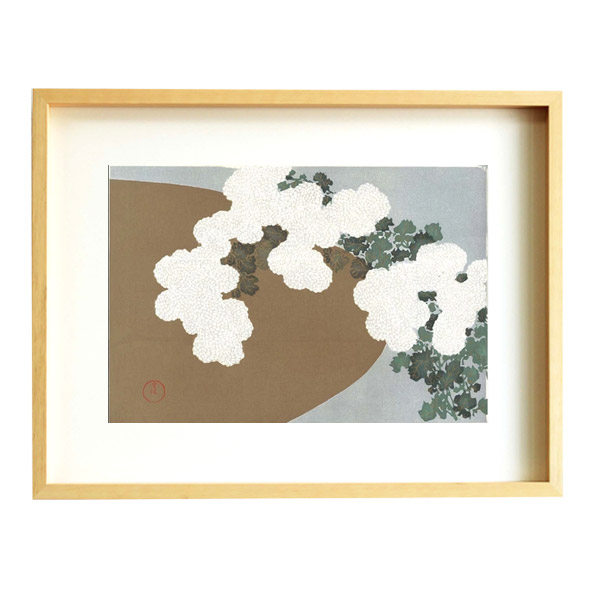 楽天市場】芸艸堂 木版画 神坂雪佳「No.3 狗児(額装)」神坂雪佳用額