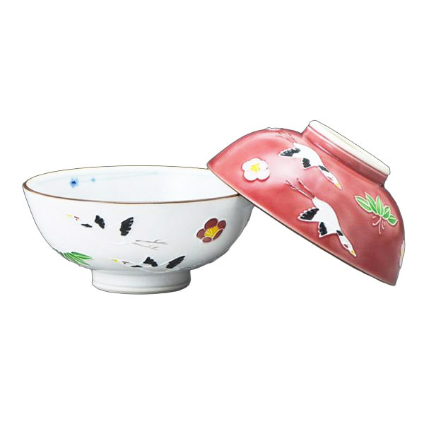 熊谷聡商店 飯碗 LSI544「飛翔 2個セット」京焼くまがい メーカー直送品 ※他ブランド商品と併買不可※ お椀 お碗 ご飯茶碗 飯碗 京焼 磁器 焼き物 食器 インテリア 出産祝い イベント お祝い プレゼント 贈り物 ギフト(代引不可)