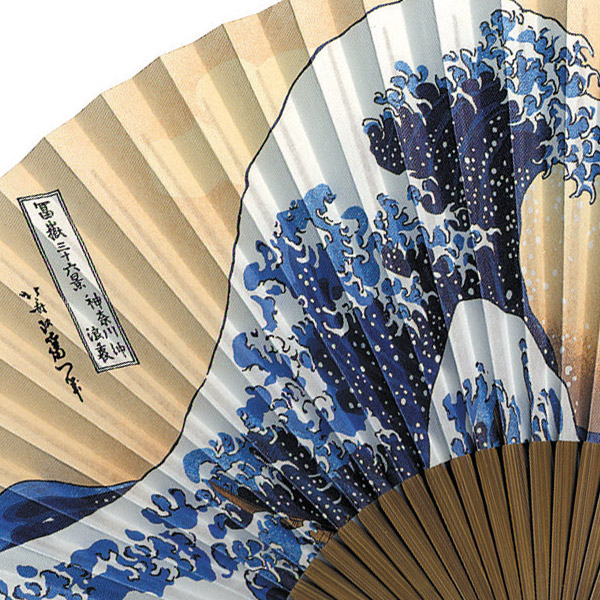 マツヨシ 5210 和小物 和装 北斎富士浪裏 取寄せ品 歌麿 和雑貨 7 4寸 全面 扇子 雑貨 かっこいい 北斎 写楽