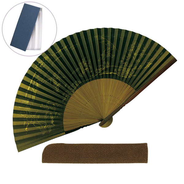 【最大1500円クーポン】マツヨシ 532 紙扇子 紳士「鳥獣戯画・茶(差し袋[6060-4]セット)」箱入り 扇子 約22cm メーカー取寄品 和小物 和装 雑貨 和雑貨 プレゼント ギフト お祭り 祭り 夏 ファッション メンズ 父の日