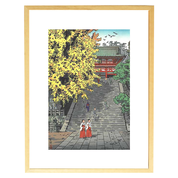 楽天市場】【マラソン限定5%セール】芸艸堂 木版画 笠松紫浪「sk14