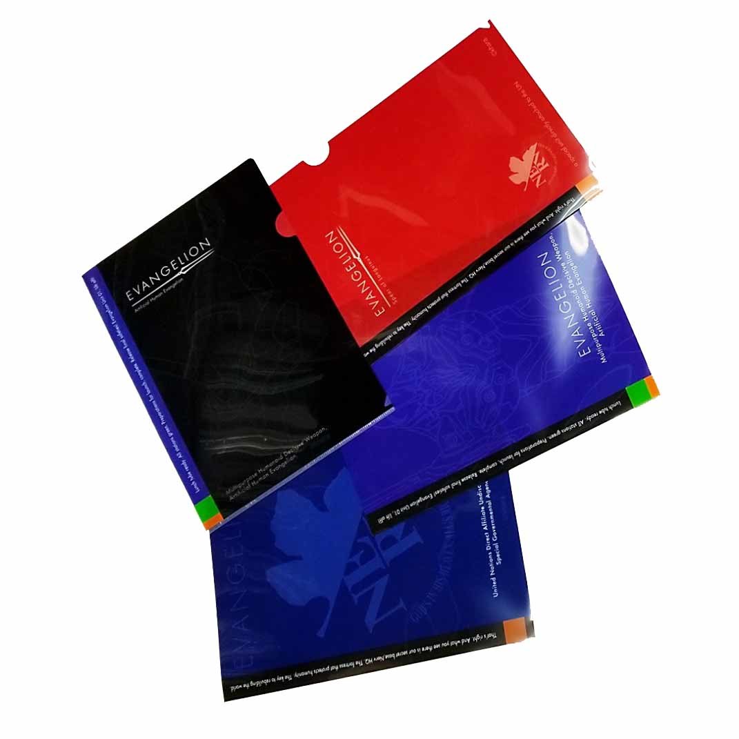楽天市場 メール便可 ４種セット エヴァンゲリオン クリアファイル Evangelion Unit 1ブラック Nervネイビー Unit 1パープル Nervレッド エムプラン かみもと文具楽天市場店