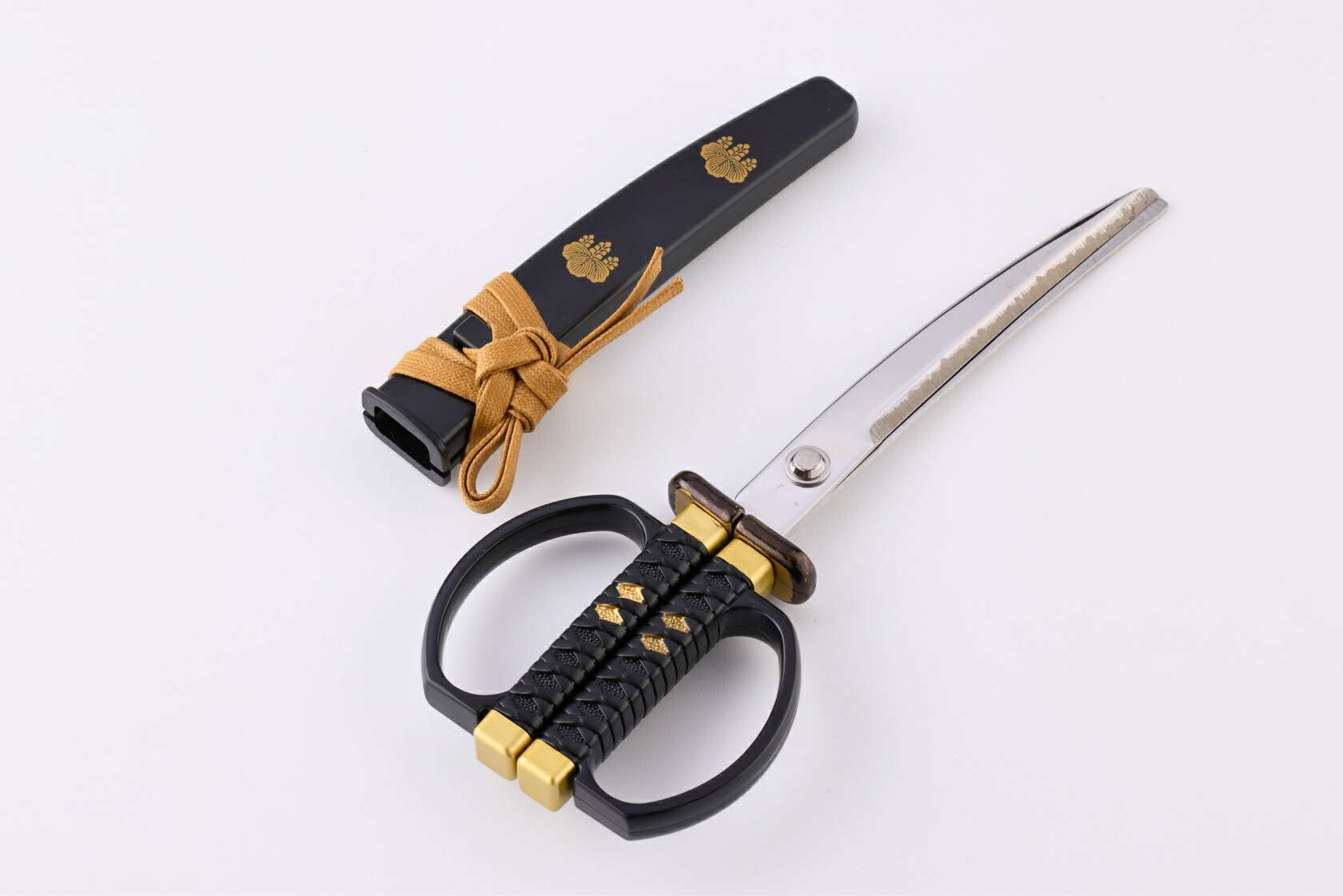 楽天市場】【はさみ】 日本刀はさみ 徳川家康 桐箱入りモデル（越前本