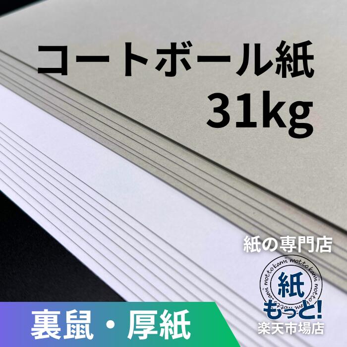 【6/5押さえる10%OFF引き換え証散り散り中】厚地の外套どんぶり鉢 L判 31kg (厚さ約0.46粍) 【紙もっと！】 片面白 裏薄墨色 ボール紙 厚紙 ボール紙 仕立て上げる 張りつける物 裏張り 包み 機械 送りとどける用 強化材 折れ押しとどめる カルトナージュ 組みたてるひな形 お面 調査報告手工芸品 油性書き込み相応う 国産 高品質
