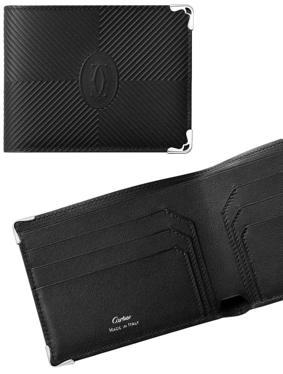 楽天市場】Cartier カルティエ メンズ二つ折り財布 エナメルロザンジュ