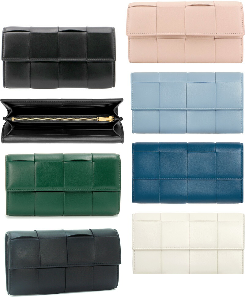 ボッテガヴェネタ イントレチャート レザー Wホック 二つ折り 長財布 フラップ 楽天市場】【送料無料】 ボッテガ ヴェネタ 二つ折り 長財布