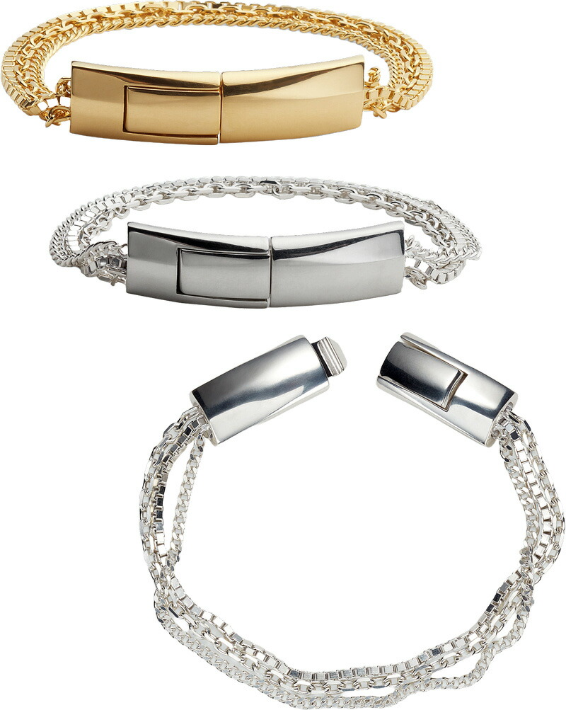 BOTTEGA VENETA◆18K Gold仕上げ ノット チェーンブレスレット BOTTEGA VENETA◇18K Gold仕上げ ノット チェーンブレスレット