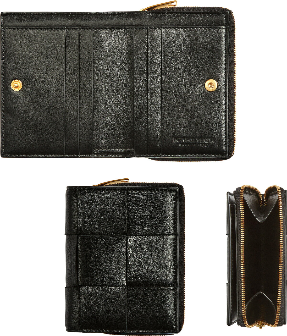 楽天市場】BOTTEGA VENETAボッテガヴェネタ男性用小銭入れ付き二つ折り