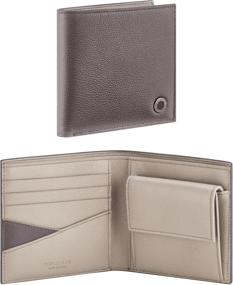 楽天市場】ブルガリ 財布 BVLGARI メンズ 二つ折り財布 レザーロゴ