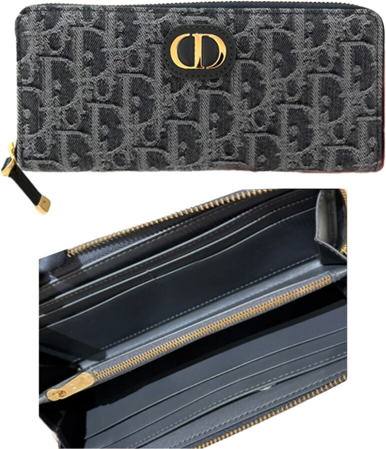 楽天市場】クリスチャンディオール 長財布 Chiristian Dior ラウンド
