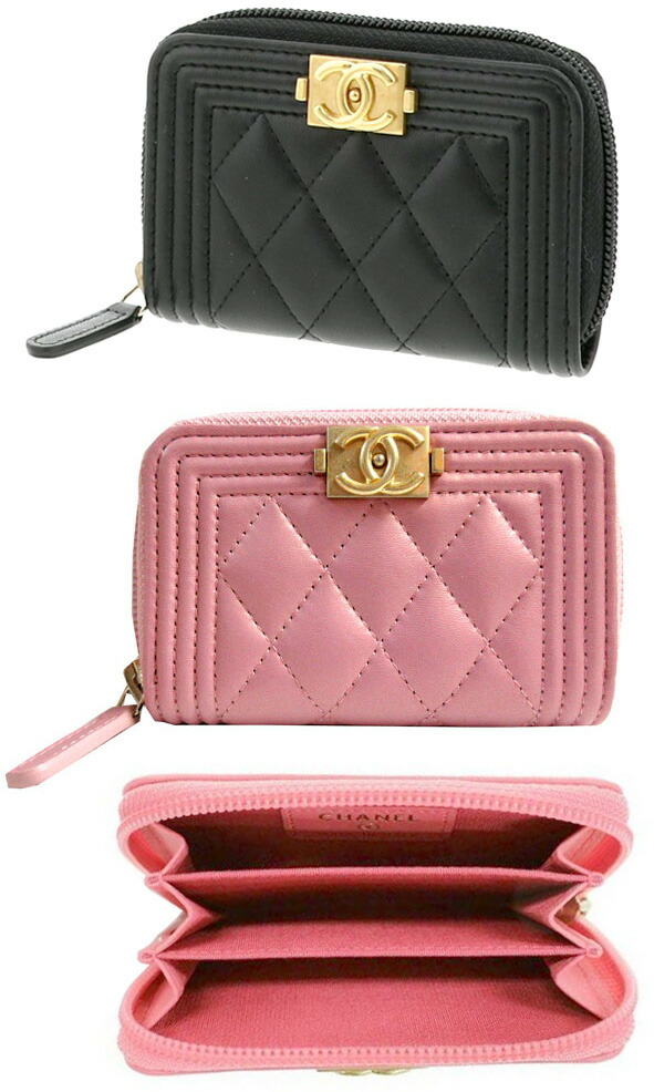 楽天市場】CHANEL シャネル レディースラウンドファスナーコイン