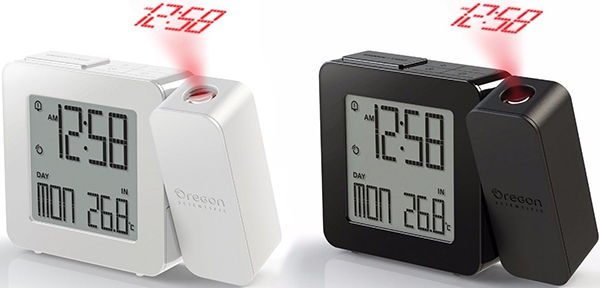 kaminorth shop: Projected projection alarm clock white ...