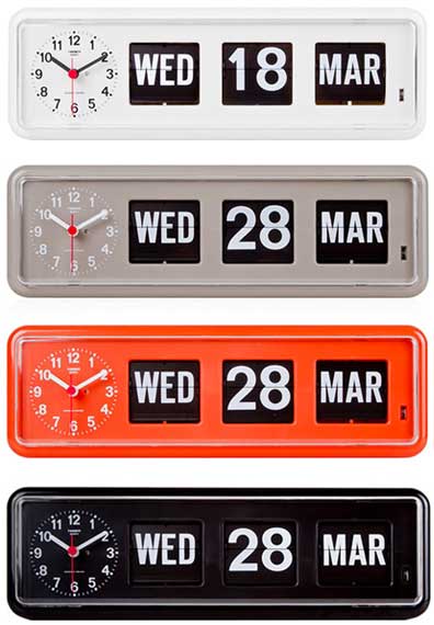フリップクロック アラームクロック白人種 橙黄色 薄墨 ニグロ グレー置き時計 Twemco Flip Calendar Clockカレンダーラッキーパタパタ時計 アナログ時計 曜日 媾曳き 暦月オートマチックカレンダークロックデスククロック 掛時計 時刻表クロック Marchesoni Com Br