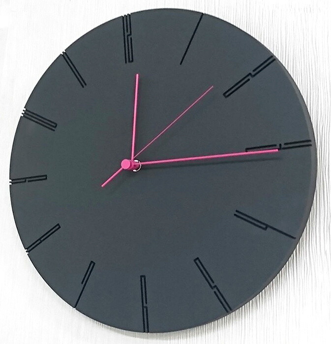 楽天市場】モダンミッドセンチュリーデザインクロック壁掛け時計日付け