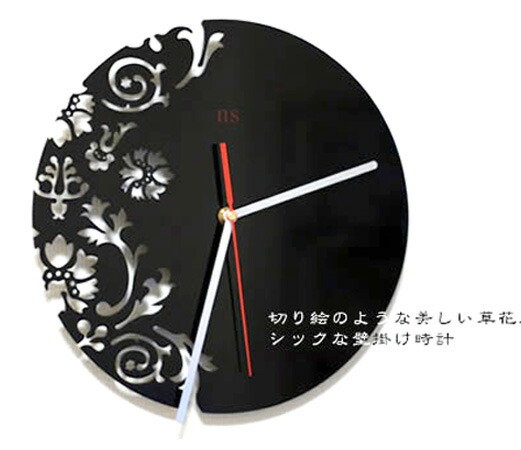 楽天市場】モダンミッドセンチュリーデザインクロック壁掛け時計日付け