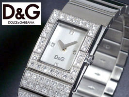 ドルチェ＆ガッバーナ ウォッチ スコットランドD&G WATCH SCOTLAND DW0330ジルコニアが散りばめられアクセサリーとしてブレスレットとしてもお使い頂けます。４粒の宝石が輝く文字盤シルバー 腕時計 アナログ｜kaminorth