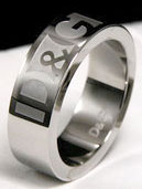 D&G リング ジュエリー ロゴ＆ラブ×シルバーリング 「LOVE」 Jewelry Ring 20-21号 21-22号 DJ0125 DJ0126 DOLCE&GABBANA 指輪 ドルチェ＆ガッバーナ ドルガバ 指元のアクセントに ディー＆ジー ディーアンドジー