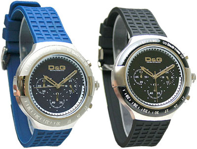 ドルチェ＆ガッバーナ 腕時計 ジャン ヘレンD&G TIME watch Juan Herrenブラック ブルー ホワイトDW0415BKDW0416BLDW0417WHラバーベルト クロノグラフ カジュアルDOLCE＆GABBANA ドルガバ ディー＆ジー メンズ｜kaminorth