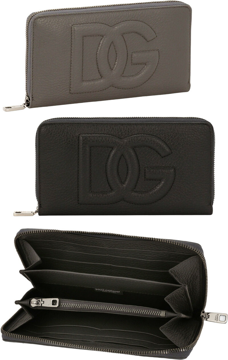 【Dolce&Gabbana】DGロゴプレート レザー ウォレット 長財布 関税込】人気◇DOLCE&GABBANA ドルガバ◇ロゴ プレート 長財布