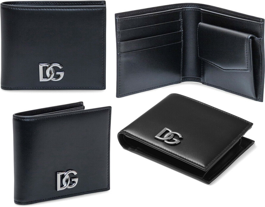 早い者勝ち【D&G】DGロゴ 三つ折り ウォレット sorfege_dg-bi1211-ag081-80999
