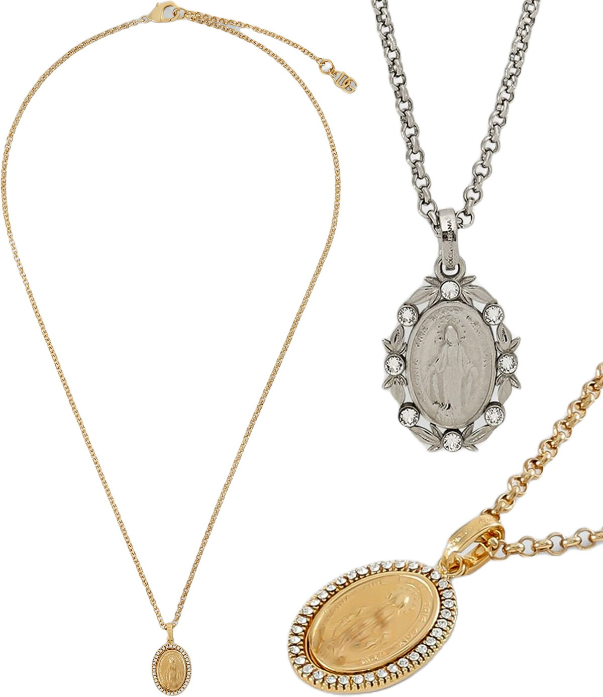 Dolce & Gabbana★ レディースネックレスWND104 W0001 ZOO00 DOLCE&GABBANA ドルチェ＆ガッバーナ ロザリオ/ネックレス