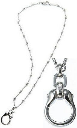 D\u0026G ネックレス ジュエリー<br>DOLCE\u0026GABBANA<br>チェーンネックレス<br>馬具 ハーネスチャームトップ ペンダントネックレス<br>シルバー DJ0987<br>Jewelry Pendant Necklace POLITE<br>ドルチェ＆ガッバーナ<br>ドルガバ メンズ レディース 男女兼用