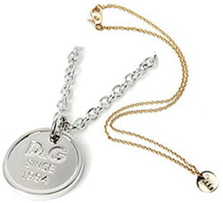 楽天市場】D&G ドルチェ＆ガッバーナプラウドドッグタグペンダント