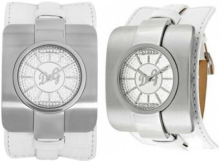 レザーバンド　DOLCE&GABBANA　時計　ホワイト　白　ドルガバ　22MM レザーバンド DOLCE&GABBANA 時計 ホワイト 白 ドルガバ