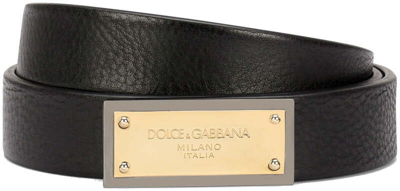 楽天市場】DOLCE&GABBANA D&Gドルチェ＆ガッバーナメンズ型押しカーフレザーベルト ブラック×ガンメタシルバーブラウン×ゴールドオーバーラップDGロゴバックルベルトクラウンバックル 王冠ドルガバ ディー＆ジーMEN'S CRONM  LEATHER BELT : kaminorth