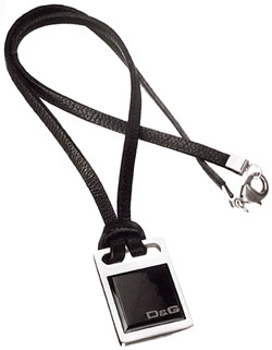 ドルチェ＆ガッバーナ DOLCE＆GABBANA ペンダントネックレス ブラック×シルバープレート D&G ロゴプレート ファション アクセサリー シンプル レザーチョーカー ドルガバ DJ0430 Jewelry