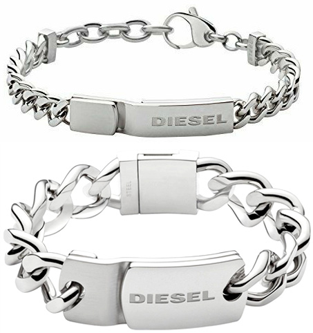 楽天市場】DIESEL ブレスレット ディーゼル喜平チェーン トツロゴ