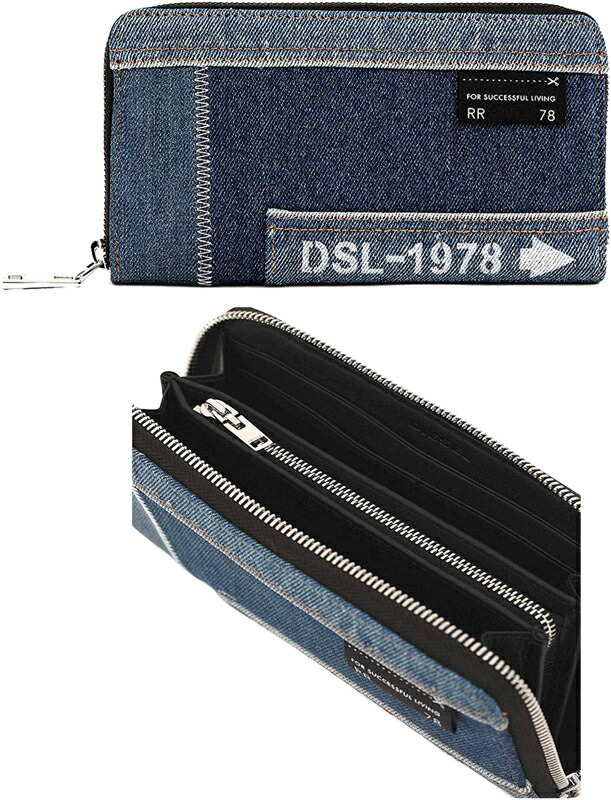 ブランド ディーゼル 二つ折り財布 DIESEL qhGBc-m74250370995 デニム 
