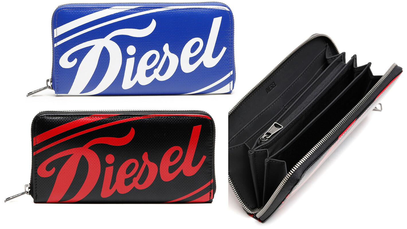 新品未使用 DIESEL REAL LEATHER リベットLOGO ウォレット Amazon.co.jp: [Diesel] (ディーゼル) メンズ BIGロゴ ジップ