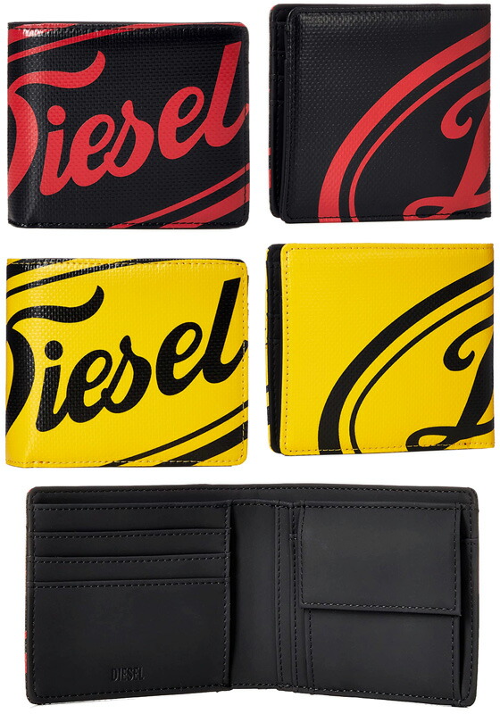 DIESEL グラフィックプリント 二つ折り財布 楽天市場】DIESEL ディーゼル小銭入れ付き2つ折り財布