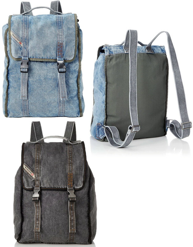 トレフォイル DIESEL ディーゼル リュック バックパック ストーンウォッシュデニム 通販 DIESEL ディーゼル リュック デニム X08382P4444